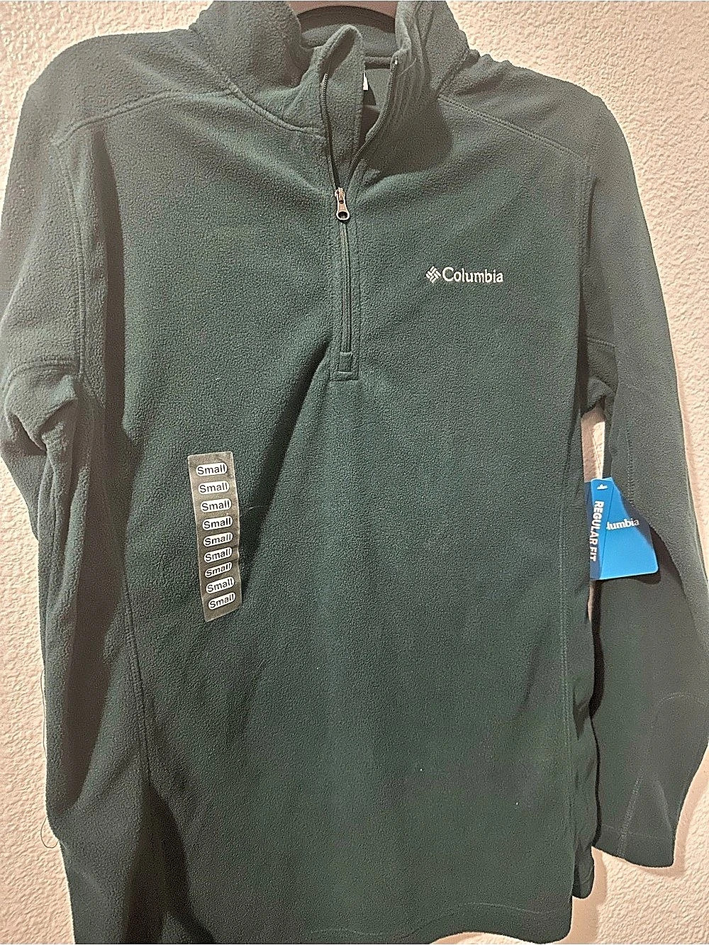 Columbia Pine Ridge Half Zip Fleece Green Small